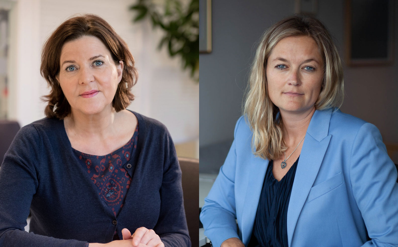 Hanne Bjurstrøm (Likestillings- og diskrimineringsombud) og Adele Matheson Mestad (Direktør Norges institusjon for menneskerettigheter).