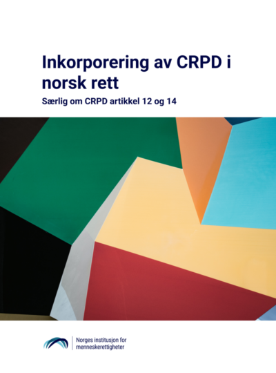 Forside: Inkorporering av CRPD i norsk rett