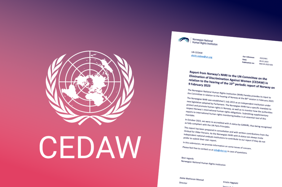NIM’s supplementary report to CEDAW