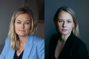 Adele Matheson mestad og Mathilde Wilhelmsen.