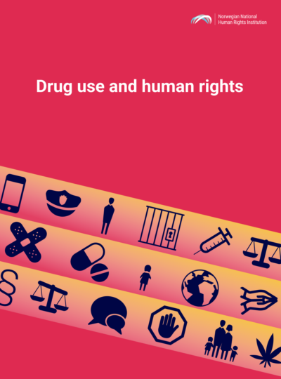 Front page of the report "Drug use and human rights"