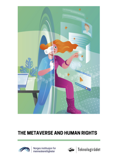 The cover of the report "The Metaverse and Human Rights