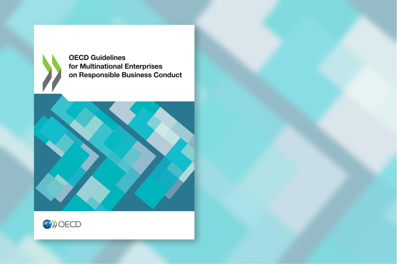 Forsiden av rapporten "OECD Guidelines for Multinational Enterprises on Responsible Business Conduct"